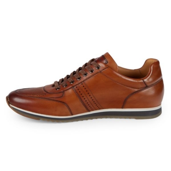 Magnanni Marlow Leather Sneakers Cognac - Picture 4 of 16